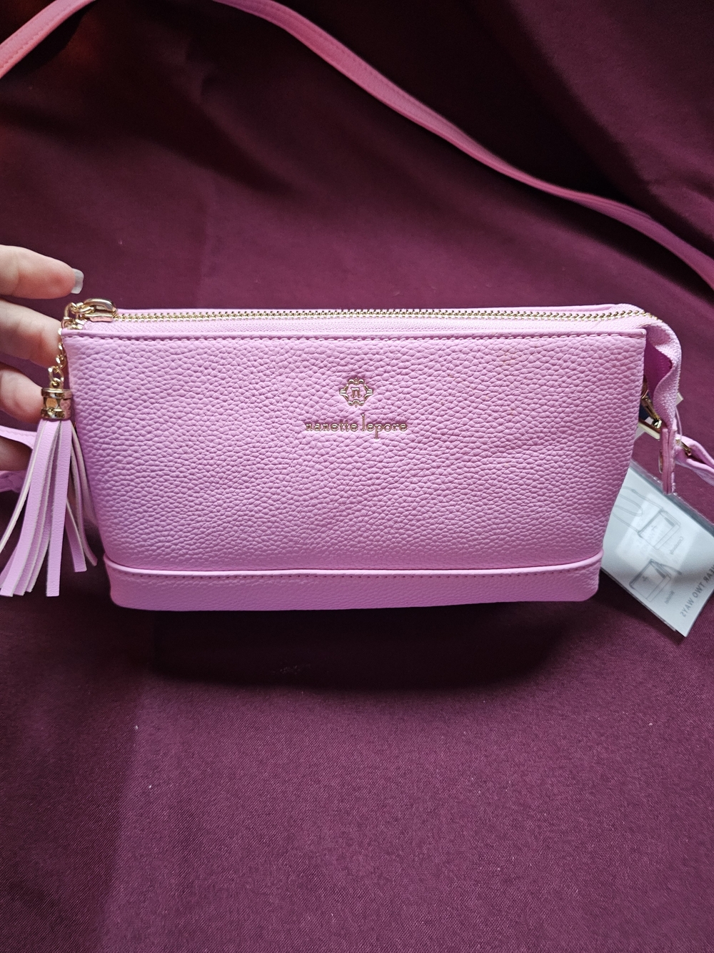 Nanette Lepore Pink Crossbody Bag